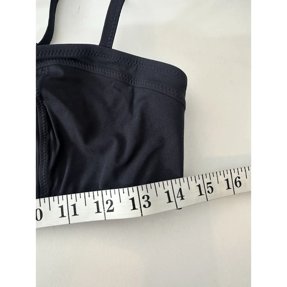 New ULLA Johnson Lea Bikini Set Swimsuit Women's Large Black Beach Vacation